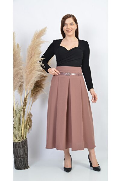 SORALLİNE تنورة فستان الربيع نمط إيتامين 755 روز