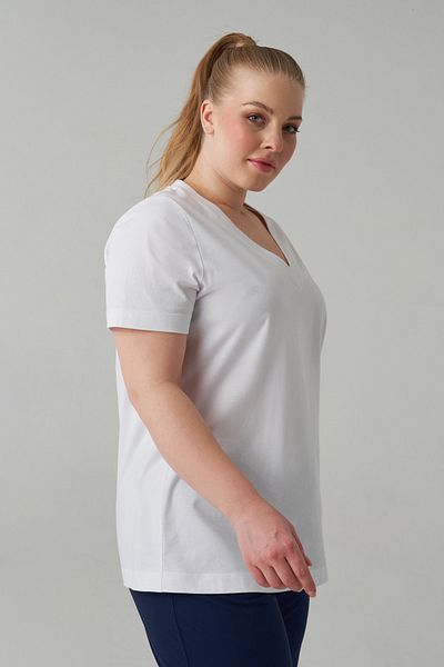 LUOKK Julian V-Neck Basic Short Sleeve Women's T-shirt