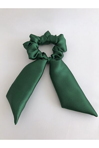 PratikDikisco Σατέν γυαλιστερή φουρκέτα με διακοσμητικό ουράκι