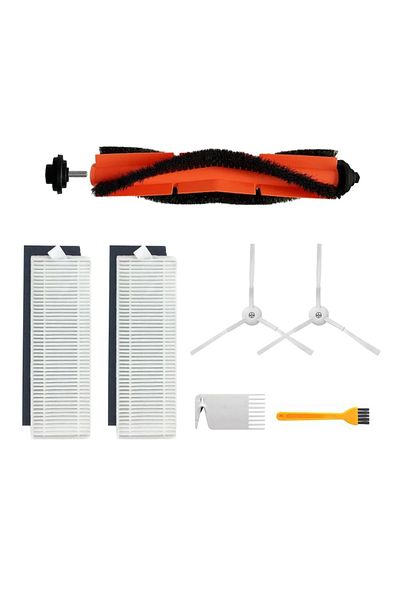 robotyedek Xiaomi Essential Mjstg1 - مجموعة فرشاة بديلة وفلتر Hepa متوافقة مع 7 قطع