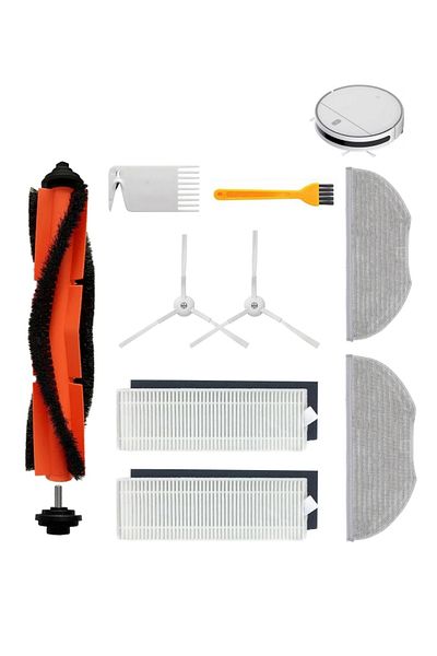 robotyedek Xiaomi Essential Mjstg1 - مجموعة فرشاة احتياطية مكونة من 9 قطع وممسحة فلتر Hepa