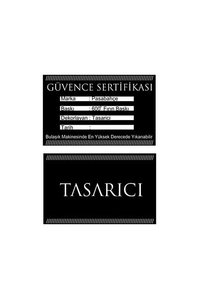 Paşabahçe Double Raki Glass with O Letter Eagle Logo Does Not Come Out in the Machine Even at 70 Degrees