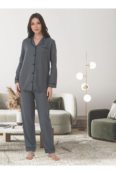 by İGP Set de pijamale cu mânecă lungă pentru femei
