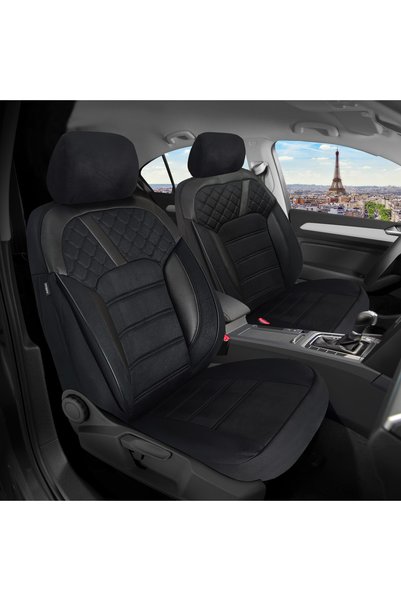 Oto Pandami Audi A3 8p 2003-2012 Uyumlu 1+1 Siyah Tay Tüyü Koltuk Kılıfı Ts15