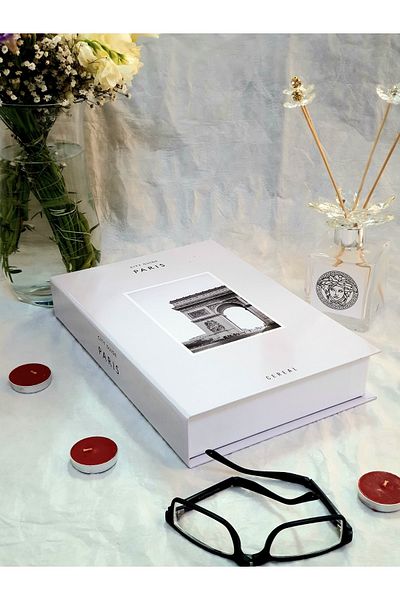 Saccura Decor Decorative Box Cereal City Guide Paris Book Box