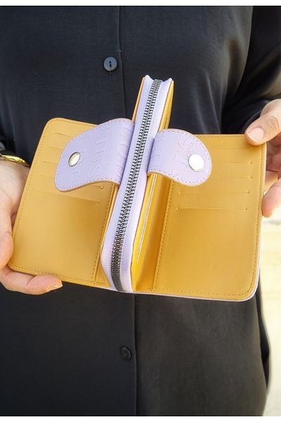 Just Polo Women's Lilac Camel Wallet