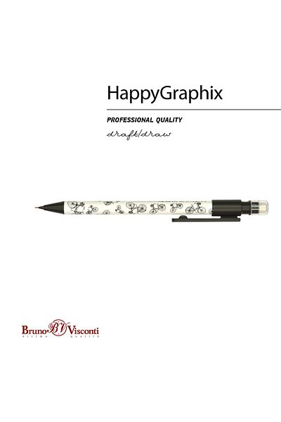 Bruno Visconti happygraphix'' Versatil, Nib Pen 0,7mm Bike