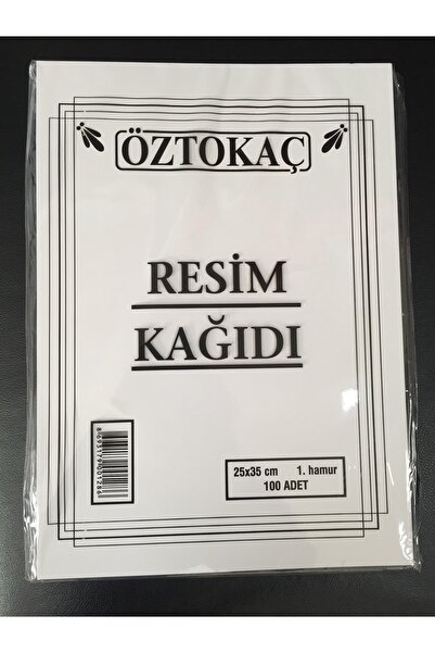 öztokaç Resim Kağıdı (25x35cm) 1 Paket(100 Adet)