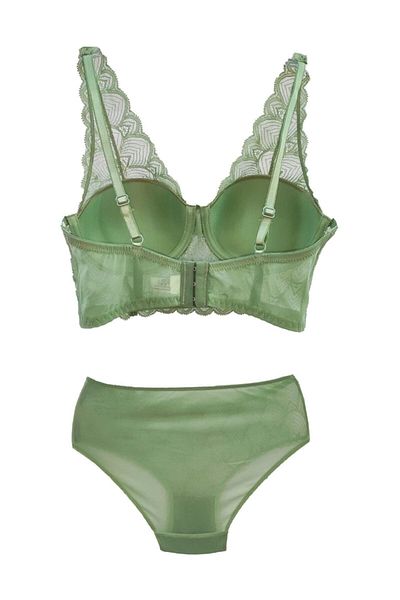 Şahinler Semi-Support Lace Bustier Suit Ysl Mb12700-Yd