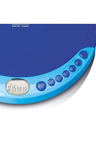 Lenco Taşınabilir Cd Çalar Discman Şarj Özellikli Mavi Cd-011 Bu