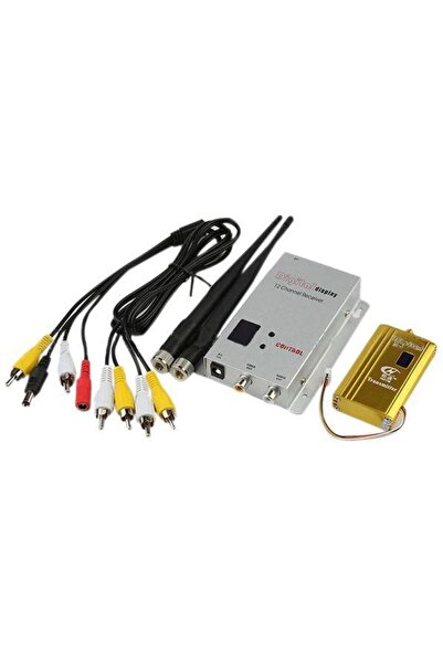 Motorobit 8 Kanal Fpv Kablosuz Görüntü Aktarıcı Set 1.2 Ghz 1500 Mw
