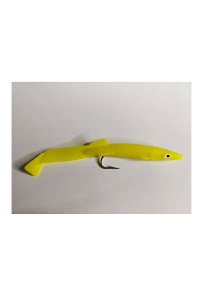 ALDOS Raglou Tarzı Iğneli Silikon Yem 10,5 Cm Sarı (2 AD)