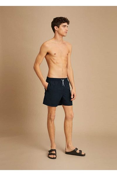 Mango Teen Costum de baie albastru închis pentru copii