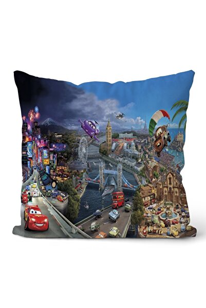 EVPANYA Çift Taraflı Çocuk Kırlent Kılıfı