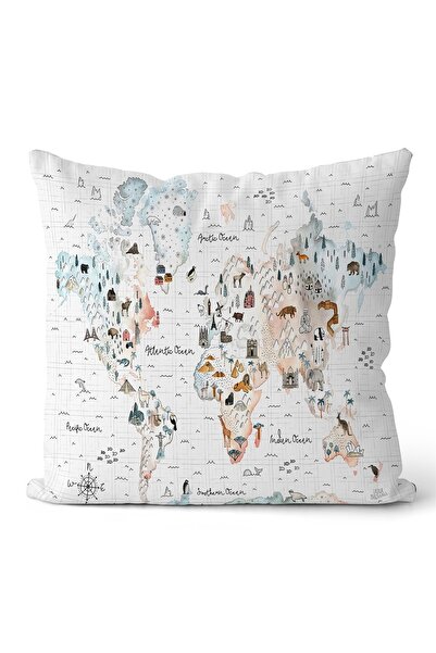 EVPANYA Çift Taraflı Çocuk Kırlent Kılıfı Kod : Kircck0123