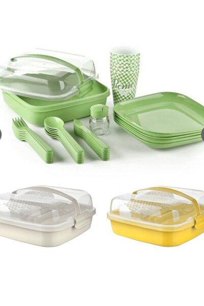 Titiz Plastik Titiz Piknik Set Sarı