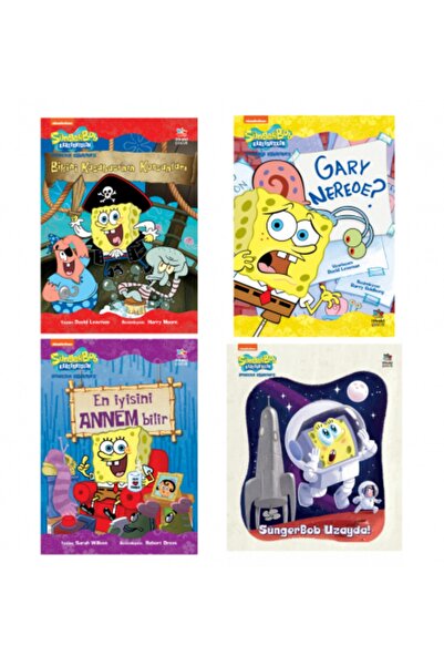 İthaki Yayınları Sünger Bob Kare Pantolon 4 Kitap Takım