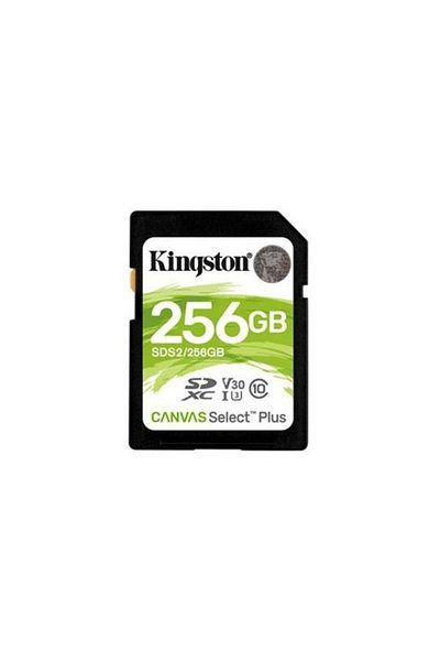 Kingston Sds2 256 Gb Sdhc Canvas Select Plus 100r C10 Uhs-i U1 V10 Sd Memory Card