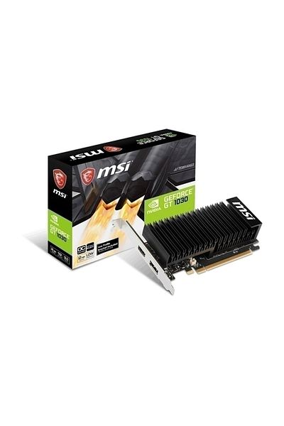 MSI Geforce Gt1030 2ghd4 Lp Oc Gt1030 2gb Ddr4 64b Dx12 Pcie 3.0 X16 1xhdmi 1xdp Graphics Card