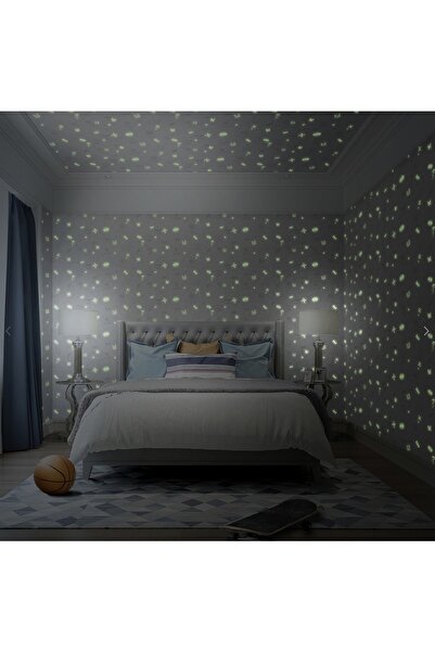 AdaKids Fosforlu Batman Çocuk Odası Duvar Kağıdı