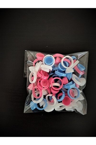 NEF 100 Adet Karışık Microblading Kalıcı Makyaj Ve Ipek Kirpik Boya Koyma Pot...