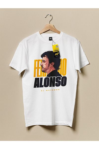 FANBOX SHOP Fernando Alonso El Matador White T-shirt