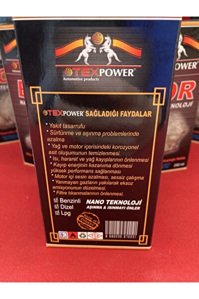TEXT Tex Power Motor Performans Artırıcı