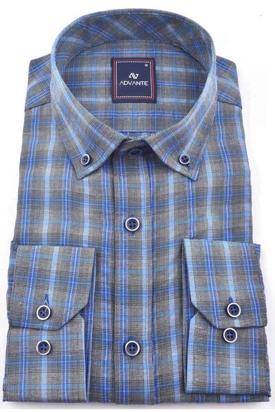 ADVANTE 2022 قميص عادي/أزرق داكن/l
