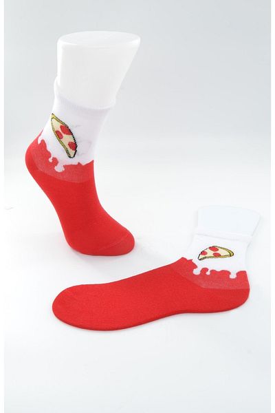 Ekinoks Sare Food Patterned Girl's Socks