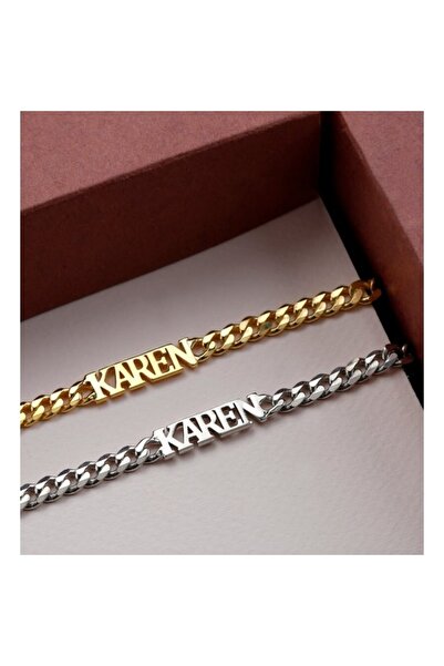 Gökdeniz 925 925 Ayar Kişiye Özel Isimli Unisex Bileklik
