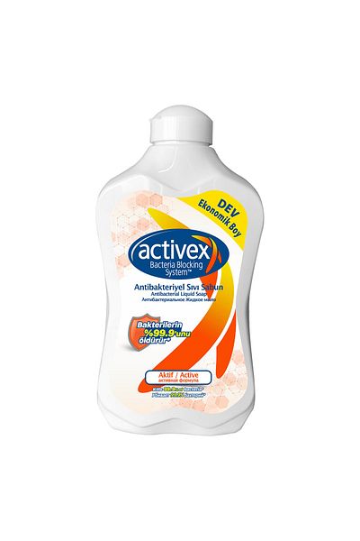 Activex Antibacterial Liquid Soap Active 2x1.5lt