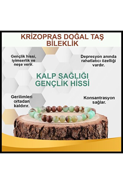 OSMANLI DEĞERLİ TAŞ سوار من حجر الكريسوبراسي الطبيعي المعتمد 6 مم - B831