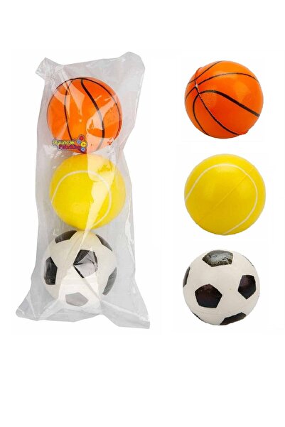 Miajima El Egzersiz Topu Stres Topu 3'lü Set 8 Cm