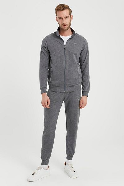 DYNAMO Men's Anthracite Cotton Tracksuit Set