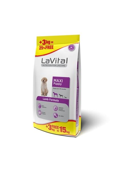 La Vital Lavital Maxi Puppy Kuzulu Yavru Köpek Mamasi 15kg