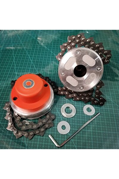 PROXTECH Motorlu Tırpan Universal Metal Başlık Zincirli Tırpan Aparatı Başlığ...