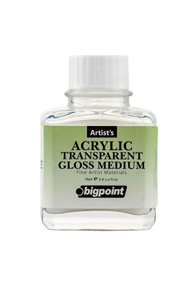 Bigpoint Akrilik Boya Şeffaf Parlak Medyum 75 ml (acrylic Liquid Medium)