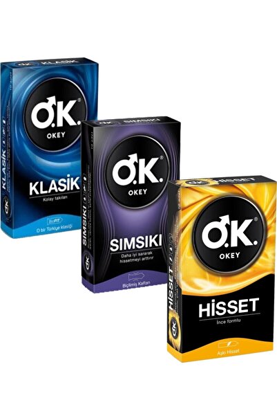 Okey Bay Temur Tic. Okey Hisset 10'lu Okey Sımsıkı 10'lu Okey Klasik 10'lu (3'LÜ SET)