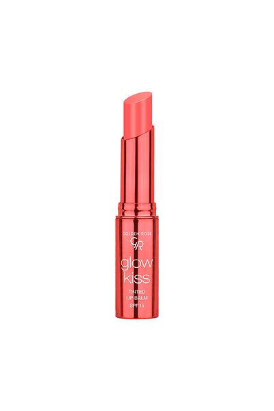 Golden Rose Glow Kiss Tinted Lip Balm Peach Shake No:04