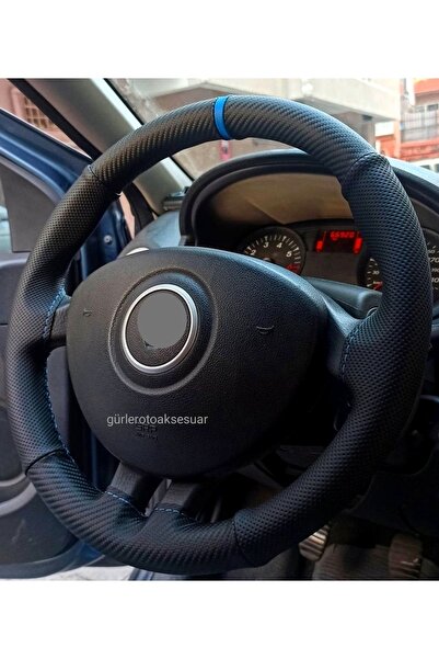 gürler oto kılıf ve aksesuar Renault Clio Uyumlu Direksiyon Kılıfı Noktalı-ka...