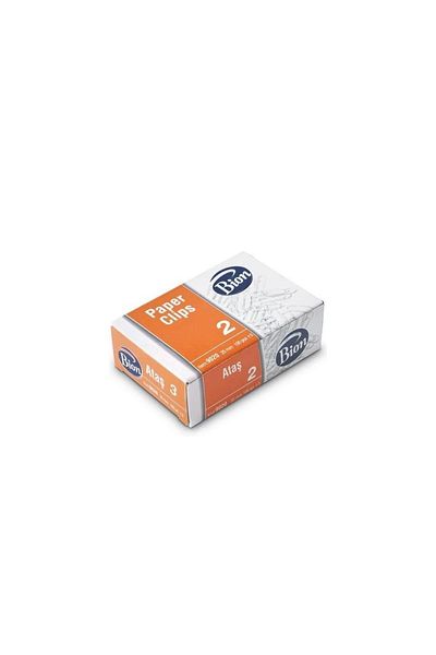 Mas Bion Paper Clip No:2 100 Pieces 20 Mm 9020 (36 Packs)