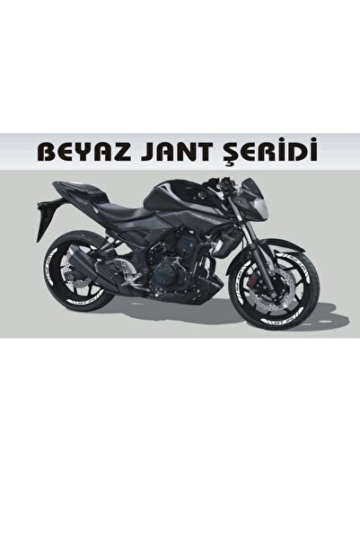 Oracal Yamaha Mt25 Kalın Jant Şeridi,jant Şeridi,beyaz Jant Şeridi
