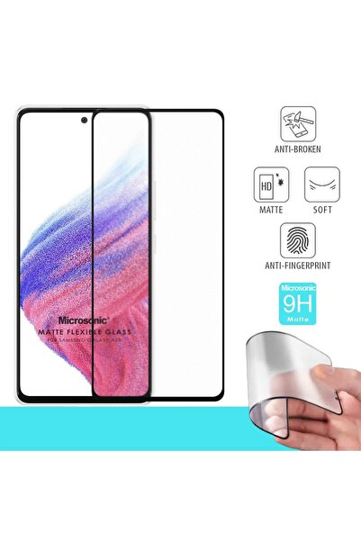 Microsonic Samsung Galaxy A53 5g Seramik Matte Flexible Ekran Koruyucu Siyah