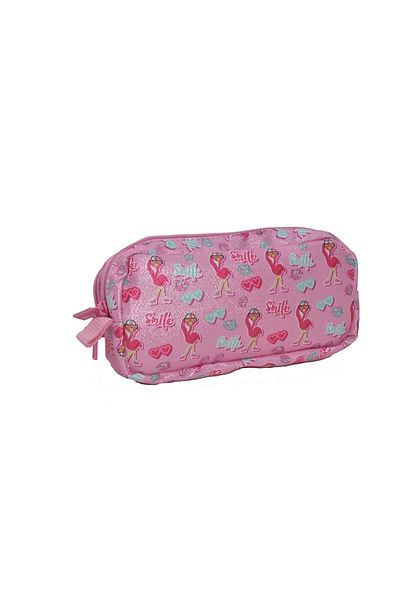 KAUKKO Παιδική τσάντα μολυβιού Flamingo με καθρέφτη L8066