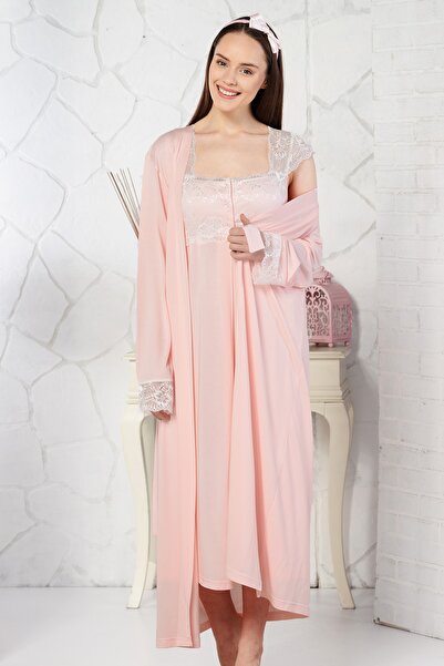 Emose الأمومة خلع الملابس ثوب النوم مجموعة مسحوق