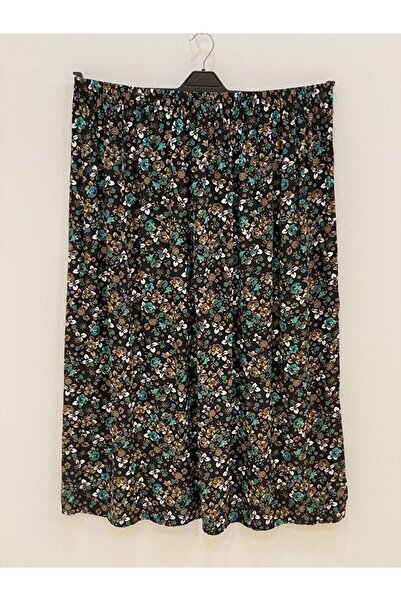 Nacar Anneler Günü Kadın Parçalı Kloş Beli Lastikli Anne Eteği