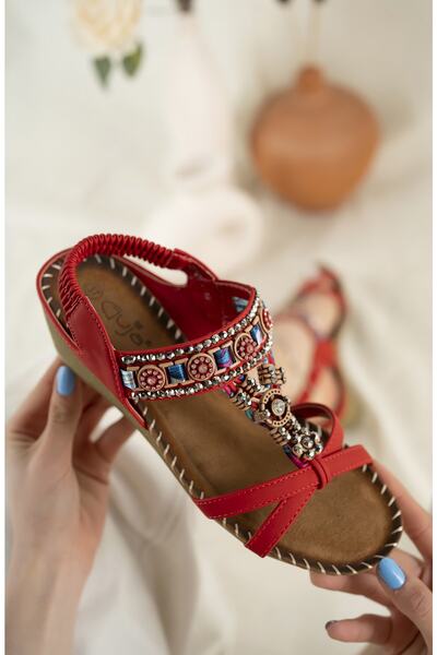 Khayt Angelina Anatomical Fashion Stoned Daily Women's Sandals