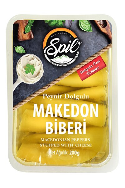 SPİL Peynir Dolgulu Makedon Biber 200g*6 Adet-1200g
