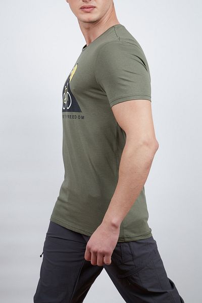 Alpinist تيشيرت رجالي من Tarius باللون الكاكي الفاتح