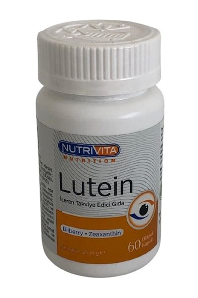 Nutrivita Nutrition 60 Tablets Lutein Blueberry Bilberry Zeaxathin